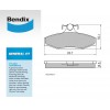BENDIX REAR BRAKE PADS SUIT FORD FALCON, FAIRLANE  BA BF & FG  DB1376GCT